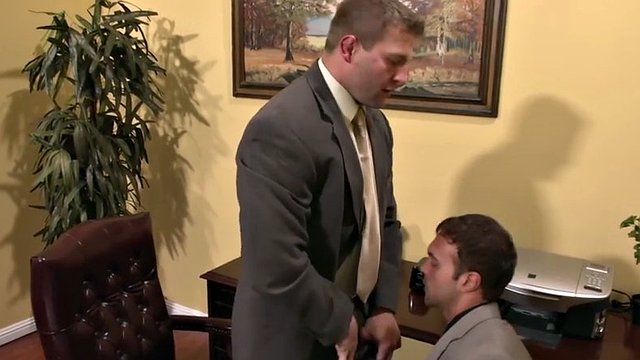 rocco reed sits in the office Heads penis