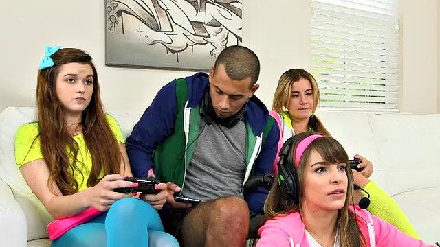 Video games all day can turn into a foursome