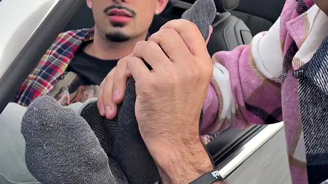 Public sucks and feet worship! Let them watch HungPapi