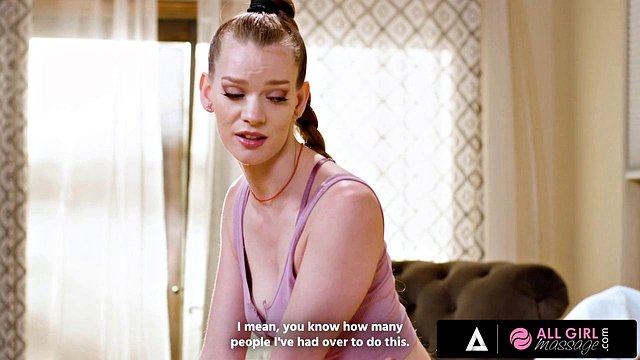Erin Everheart Grinds Her Massage Therapist Body Hard Against Rebecca Vanguard's Dripping Pussy