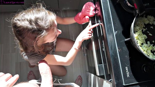 Laura Quest as Nympho Girlfriend Dominates Her Man with Intense Blowjobs, Dirty Talk and Total