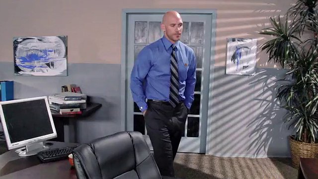 Boss wannabe fucks a super hot busty secretary at the office