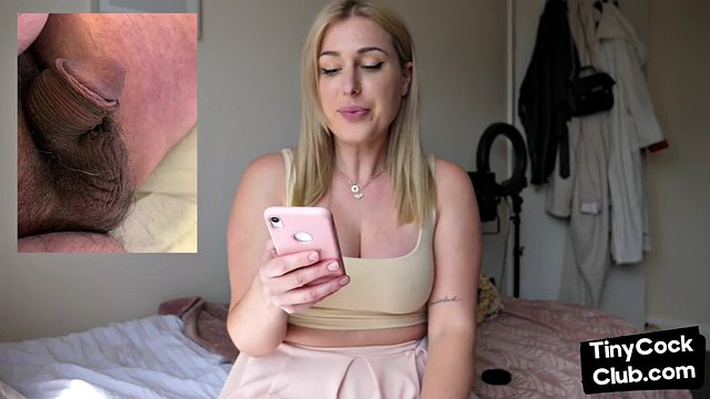 Solo Humiliation Amateur British babe talks dirty about small dicks