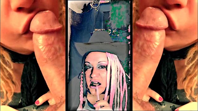 TS Sissy Cowboy BJ de Campsissyboi termina em Ejaculação