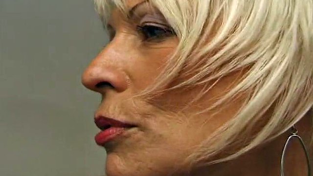Sexy blonde French cougar enjoys hot fuck with her lover