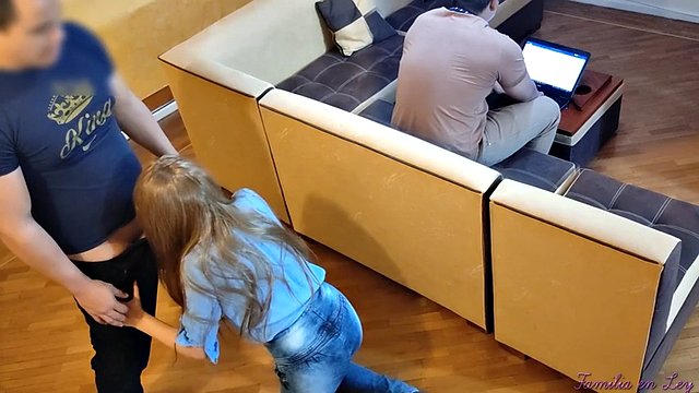 I am a very hot wife if my husband does not want to fuck me his stepbrother will fuck me like a whore while he works
