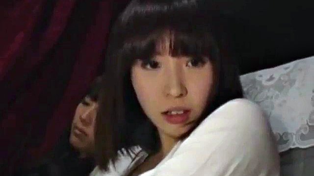 Hunt-441 beautiful mother and cute stepdaughter in the midnight bus