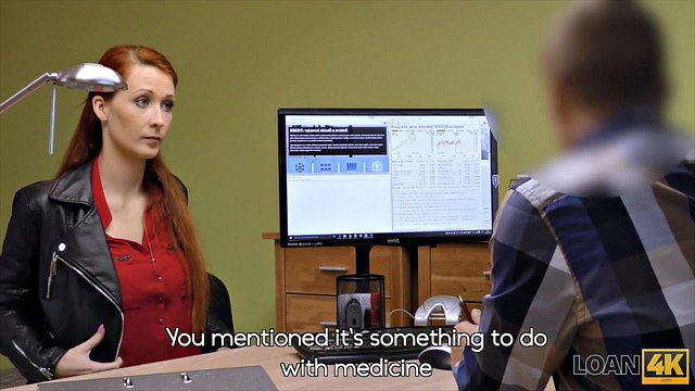 Buxom Redhead Maximizes Cash from Hardcore Pounding