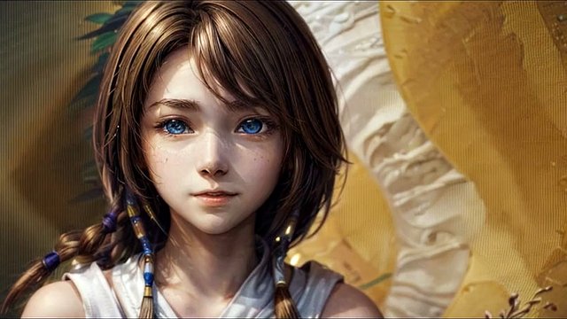 AI generated Yuna (Final Fantasy X)