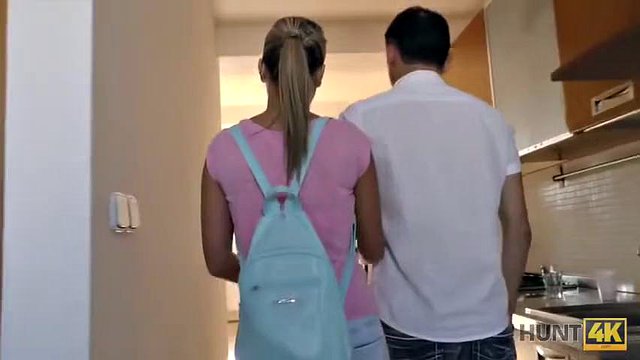 Blonde with Tattoos Deep-Throats in Steamy Cuckold Fantasy