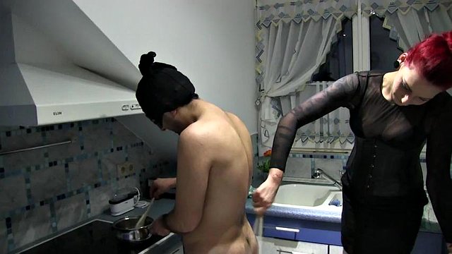 Femdom Ladies spanking slaves