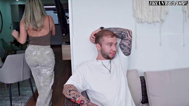 Tatiana Alvarez Shares Kourtney Love in a Steamy Threesome with Her Husband Brian Evansx as Big-C