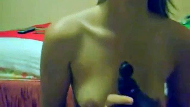 Shy girlfriend plays with her pussy like a real slut