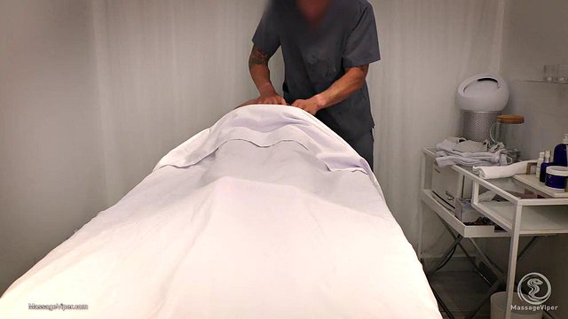 Cheating Blonde Jock Fucks Her Gym Therapist