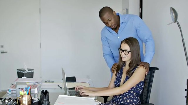 Milf has interracial sex while her husband is not there