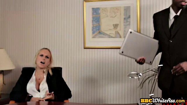 Hugetitted nasty babe assdrilled by BBC