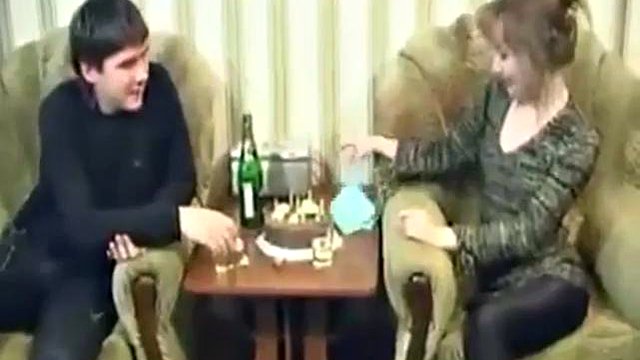 Russian step mom and step son