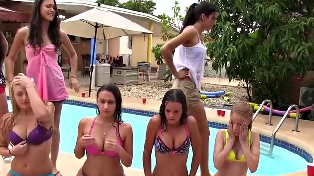 university bimbos humiliated before pussy licking outdoors