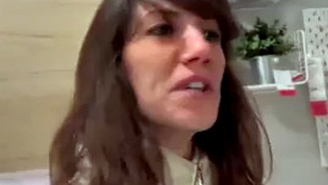 Lety Howl looks for a stranger in a famous furniture store to fuck him in the public bathroom