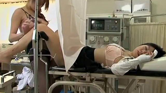 Lesbian Gynecologist ( Voyeur) (Japanese) (Strap-On): Big Tits, Asian & Toy Porn