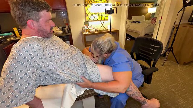 Nurse Venus Collects a Sperm Sample