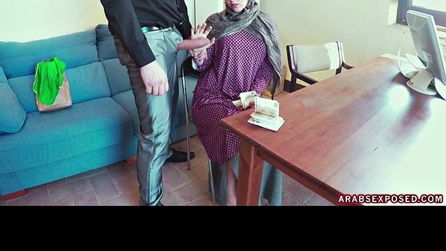 Naughty Arab chick gets annihilated by a hard donger