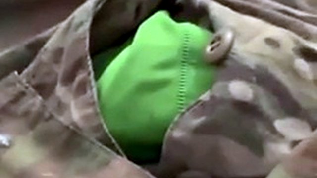 Horny soldier in uniform jerks off before work, showing off his furry balls and throbbing army cock with a good load of cum!