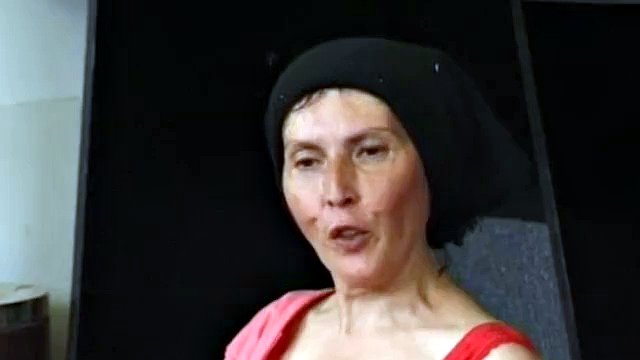 Muscular guy fucks ugly granny