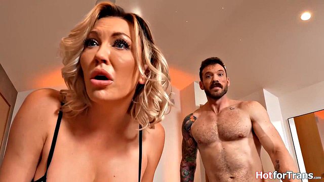 Shemale Adira Allure Gets Pounded by Cheating Husband Before Work