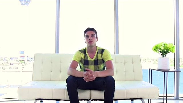 Innocent looking gay amateur slut gets ass plowed on casting