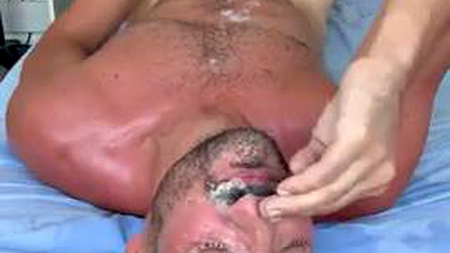 Snot, drool piss and cum on my bed