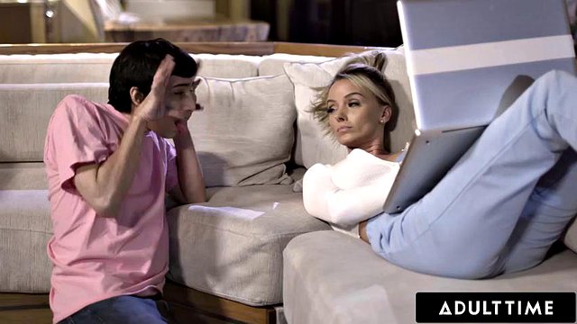 ADULT TIME - MILF Pristine Edge Is Kept Up All Night By Stepson's Desire To Fuck - ITALIAN SUBTITLES