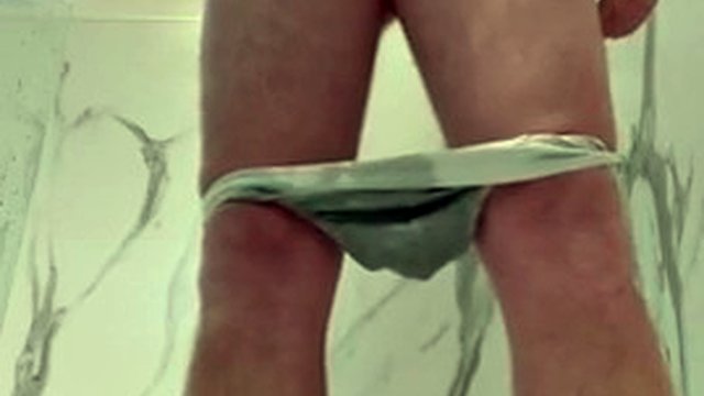 Wet handjob with ball weight
