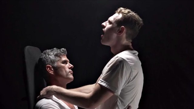Mormon twink boy spanked and fucked by church president