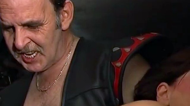 German mature whore fucked enjoys threesome in the bus
