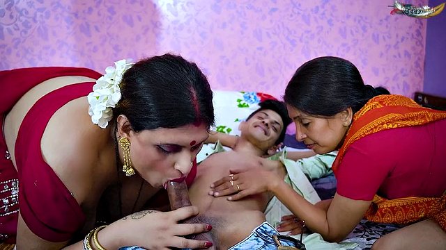 HARD FUCK DESY BOY WITH LADY MAID IN FRONT OF STEPMOTHER, FULL MOVIE