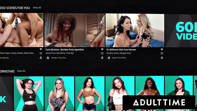 ADULT TIME - Horny MILFs REVERSE GANGBANG Tech Nerd! Syren De Mer, Alexis Malone, Linda Lan & MORE!