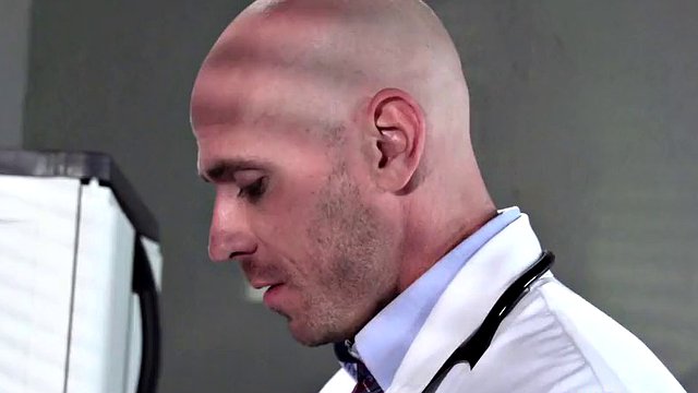Beginning her dripping wet pussy checked in the doctor's office
