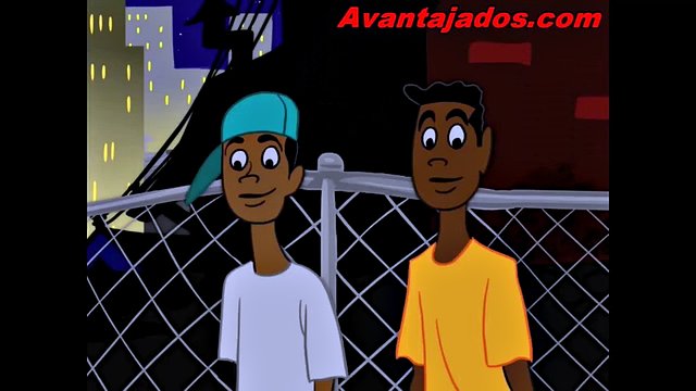 Gay cartoon the superhero and his bandits