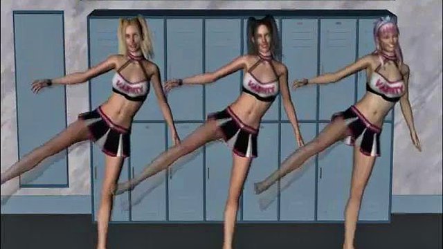 Gorgeous cheerleaders have lesbian sex in the locker room after their game: Porn