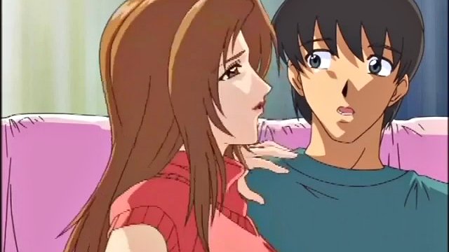 Anime teen babe fucking cock in group orgy