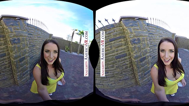Angela White Treats A Stranger To Her Big Natural Jugs